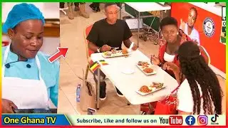 Afua Asantewaa and Husband at Faila's cook-a-thon; enjoying the food......