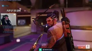Итак, они сломали Ханзо... POTG! COLOURHEX HANZO OVERWATCH 2 СЕЗОН 17 ТОП-500 ГЕЙМПЛЕЙ