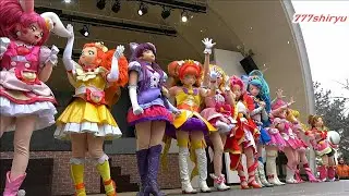 【プリキュアオールスターズ♪】歴代プリキュア２２人大集合★ひらパー☆テレビアニメ変身ヒロインキャラクターショー握手会 Precure Allstars 2018