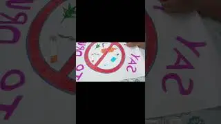 Say no to drugs 💉💊❌🚫#antidrugs #health #art #artwork #poster #highlights 