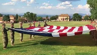 Garrison Flag Folding
