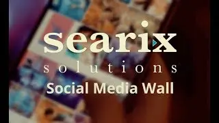 Searix Social Media Twitter Instagram Wall With Moderation