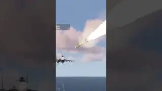 Air defense missile interception screen #armamilsim #fighter #military #arma3milsim