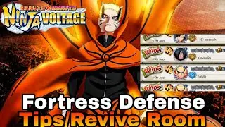 NxB Nv: Fortress Defense Tips/Showcase | Revive Hack 😱 | Naruto x Boruto Ninja Voltage