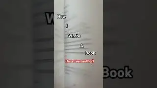 Writing my first novel#booktube #blowthisaccountup #short #supportauthors #debutnovel #bookrecs #fyp
