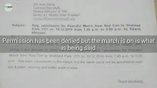 CAA Protest at Lal Quila: Buses of protesters stopped, 70 protestors at lal quila have been detained