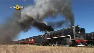 12AR and 15Fs steam locomotive traffic jam at Battery Station outside Krugersdorp