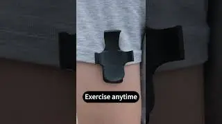 Put on the pedometer and you can start the exercise mode to record the number of steps.