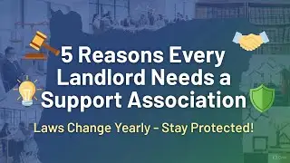 5 Reasons Every Landlord Needs a Support Association - Laws Change Yearly &ndash; Don't Go It Alone!