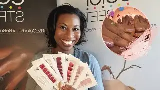 Color Street Nail Strips Demo - Mistake, Blunder, Tips and How to Repair - Toes Match Hands - Part 2