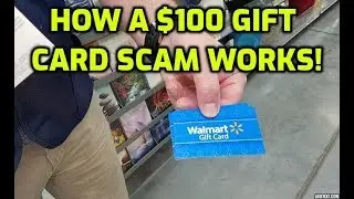 How A Free Gift Card Scam Works..