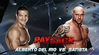 WWE2K15 - Albert Del Rio vs Batista - Payback Match
