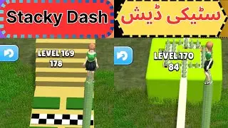 🎮Stacky Dash Game🧍Levels 169-170 Android 🪵IOS #stacydashgame #gameplay #shortsfunny