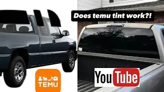 Does Temu Tint Actually work?! Tinting Patrick the Pickup With Temu Tint 