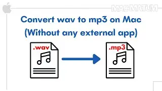 How to convert wav to mp3 on mac