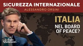 Gaza, Iran e il caso Albanese: Orsini smonta la strategia del Governo