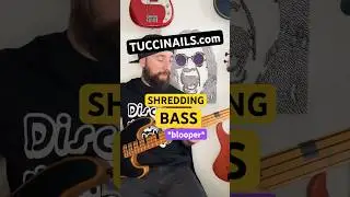 BASS BLOOPER FOR SHREDDING #bass #guitar #bassplayer #solo #bloopers #musician #tabs #music #theory