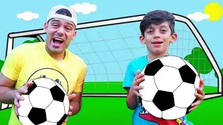 Jason игра фудбал у спортском парку за децу