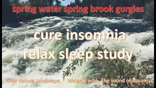 spring water,spring brook gurgles,River Nature Landscape,Water Scenic,Streams sound ,relax sleep