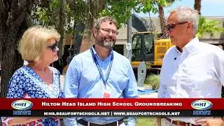 WHHI NEWS | Hilton Head Island High School Groundbreaking 2024 | On Location! | WHHITV