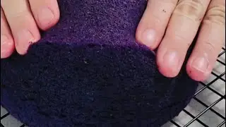 Ube chiffon cake