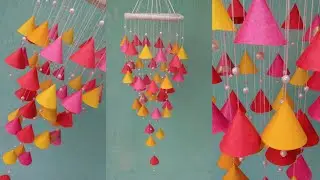Best out of waste wedding invitation card idea. How to make wind chimes out of old wedding cards.