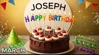 Happy Birthday JOSEPH. March Version