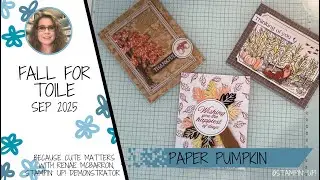 Fall For Toile&mdash;Sep 2025 Paper Pumpkin