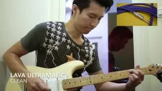 Monster rock , Lava soar, Lava ultramafic , Free the tone 6550  , electric guitar cable test