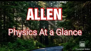 Allen Physics At a Glance pdf/ Link In The Description Box