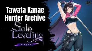 Tawata Kanae Solo Leveling ARISE Hunter Archive Cutscene