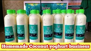 HOW TO MAKE COCONUT YOGHURT EASY RECIPE / STEP BY STEP GUIDE 