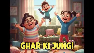 Muntaha, Haya Aur Ghar Ki Jung | Funny Family Story | Urdu Kahani