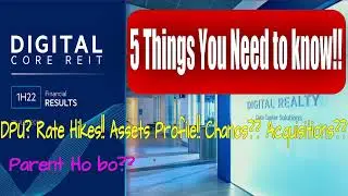 5 Things You Need to Know!! Digital Core REIT 1H22
