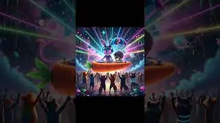 DJ Bunny&rsquo;s Epic Forest Party! 🐰🎧🌈 #Shorts