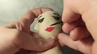 How to make rag doll face and hair