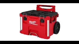 Milwaukee Packout Box With Wheels And Holder 48-22-8427