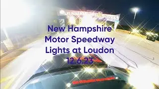 Lights at Loudon New Hampshire Motor Speedway 