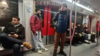 GVB Amsterdamse Metro: Lijn 51 Serie M5 145 Wibautstraat-RAI &rarr; Isolatorweg
