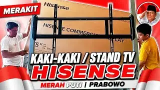  Cara rakit stan/kaki Tv Smart board /tv hisense. Bekerja & berlibur