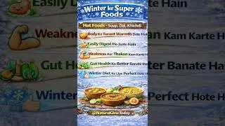 Simple Winter Diet Chart | Sardi Me Kya Khayein | Healthy Winter Routine. #naturalglowtoday 