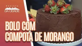 Bolo de Chocolate com Compota de Morango - Revista da Cidade (31/05/18)