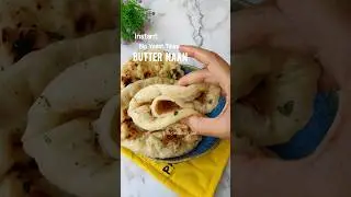 Instant Butter Naan Recipe 👆😍💫 #shorts #ytshorts #youtubeshorts #recipe