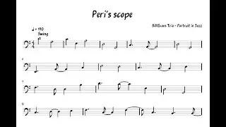 Scott La Faro Transcription  - Bill Evans - Peri's scope - Portrait in jazz