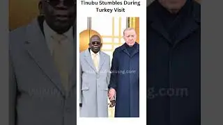 President Tinubu Stumbles During Turkey Visit #Tinubu #NigeriaTurkey #DiplomaticVisit #breakingnews