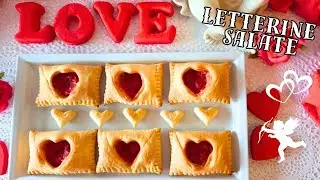 ❤️ APERITIVO DI SAN VALENTINO | LETTERINE SALATE DI PASTA SFOGLIA
