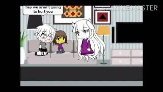 Frisk turns into a young kid| part 1| gacha life