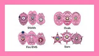 Badge & Wallet Pink Badges for Breast Cancer Awareness