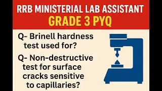RRB Ministerial Lab Assistant Grade 3 | PYQ + Expected Questions 2025 #labassistant