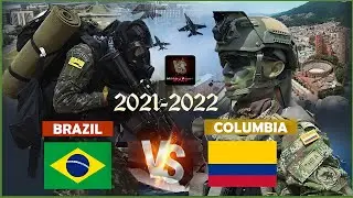 Brazil  VS Columbia Military Power Comparison 2021-2022